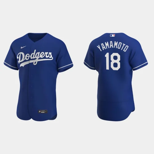 Yoshinobu Yamamoto Los Angeles Dodgers Authentic Alternate Jersey - Royal